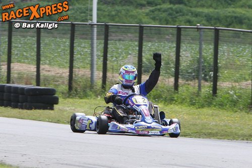 Frits Berghuis wint eerste race